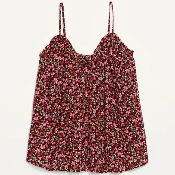 Old Navy Women's Floral A-Line Scoop-Neck Cami-Blouse New - Picture 4 of 5